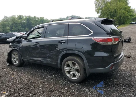 2015 Toyota Highlander Limited из США, поврежденный, VIN 5TDDKRFH3FS113086